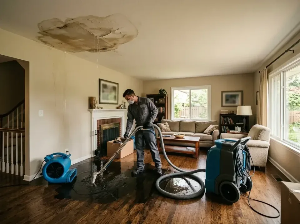 attic-pipe-burst-ceiling-drip-008 — frequently asked questions, Water Damage Restoration & Carpet Care in DeFuniak Springs,…